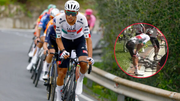 Isaac del Toro enciende las alarmas; el mexicano se retira de la Itzulia por una fuerte caída