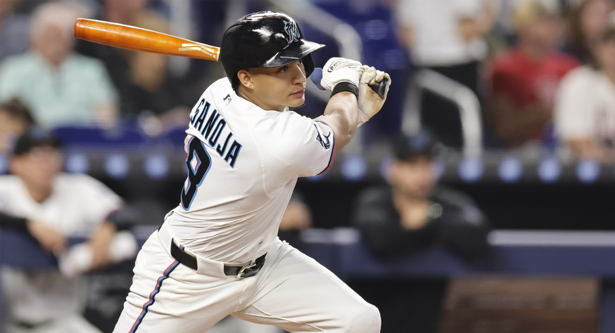 Javier Sanoja tuvo buena tarde ofensiva para que los Marlins doblegaran a Cincinnati en el último de la serie