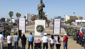 Yaquis y autoridades conmemoran aniversario luctuoso de José María Leyva Pérez ‘Cajeme’