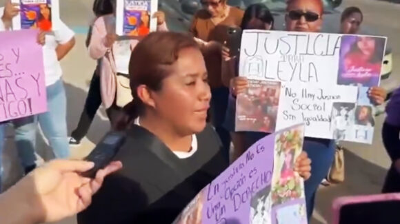 “La ley ampara a los asesinos”: Marchan en Sonora por el asesinato de la menor Leyla Monserrat