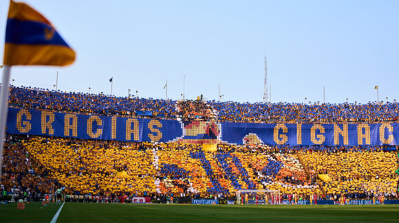 André-Pierre Gignac Gignac vive tarde inolvidable; afición de Tigres le rinde homenaje en el ‘Volcán’