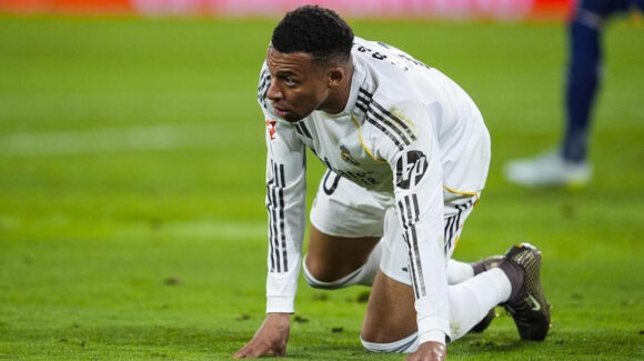 Real Madrid pierde a Kylian Mbappé; lesión complica la pelea por el título de LaLiga