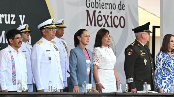 “La patria se ama y se defiende”: Sheinbaum en el 122 aniversario de la defensa de Veracruz