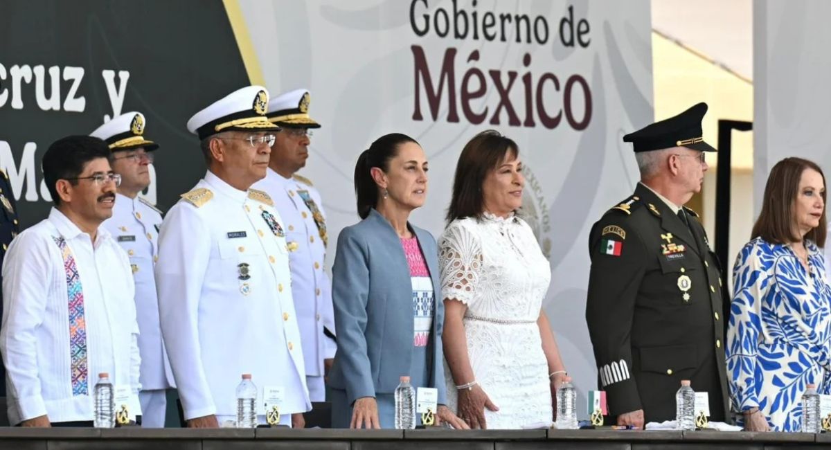 "La patria se ama y se defiende": Sheinbaum en el 122 aniversario de la defensa de Veracruz