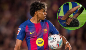 Lamine Yamal enciende las alarmas en el Barcelona; marca pero sale de cambio por una lesión muscular