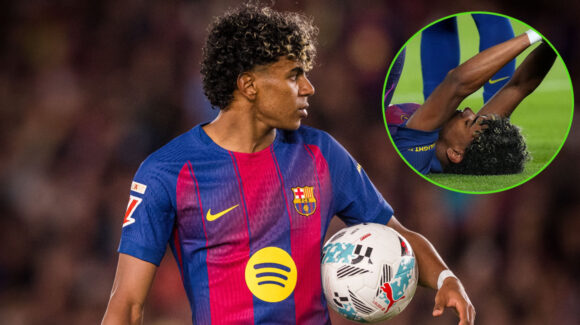 Lamine Yamal enciende las alarmas en el Barcelona; marca pero sale de cambio por una lesión muscular