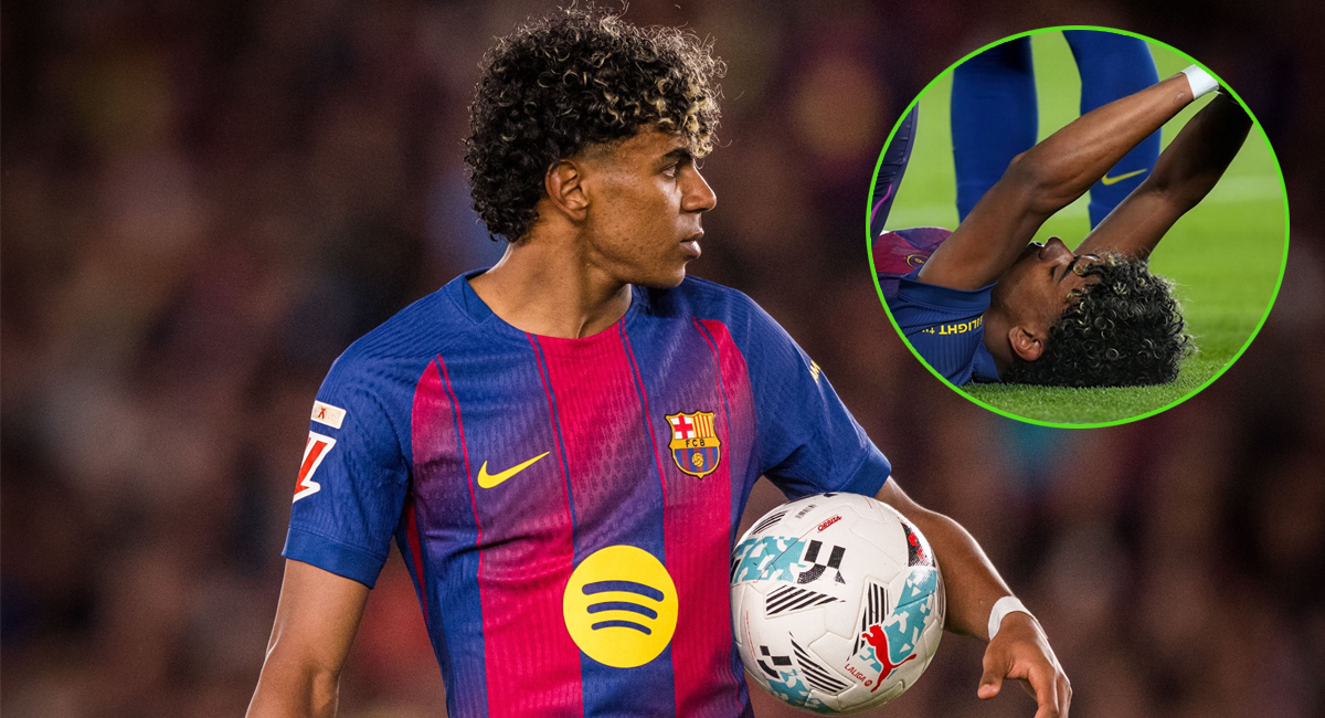 Lamine Yamal encendió las alarmas del Barcelona al tener que salir de cambio con una aparente lesión muscular
