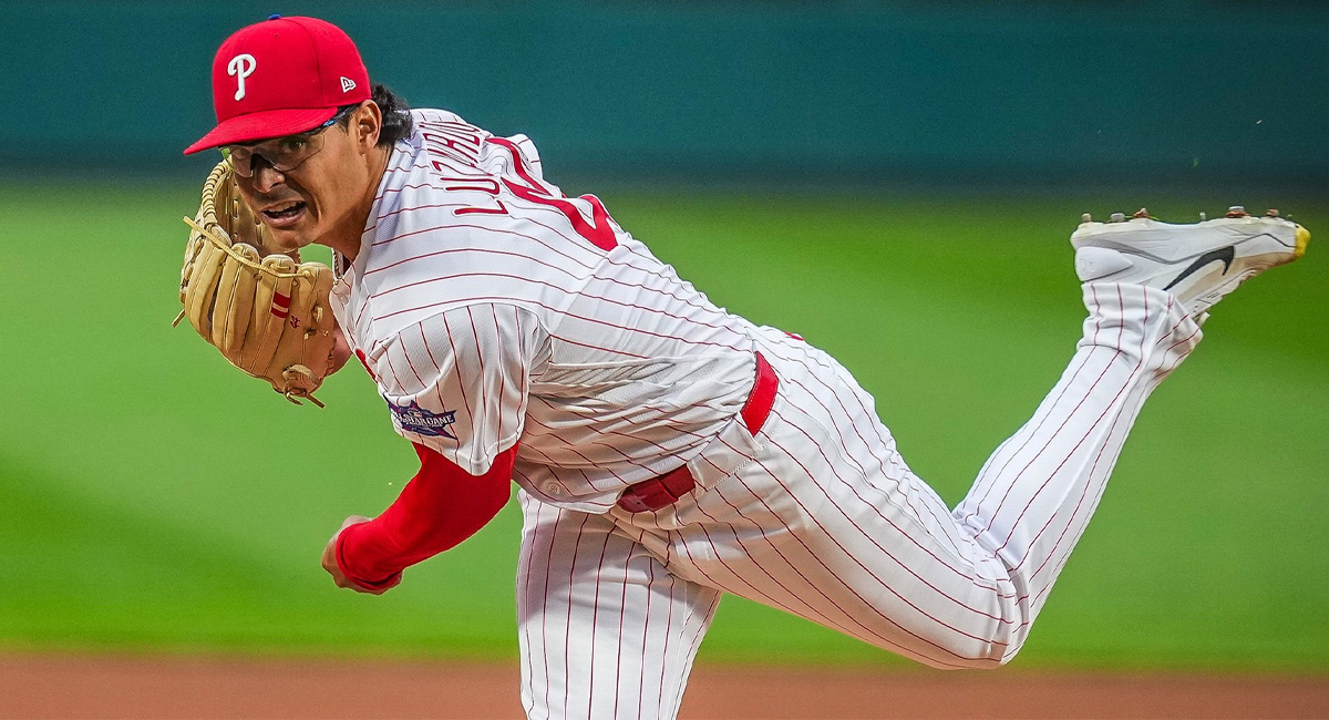 Luzardo lució desde la loma y comandó a Philadelphia en su blanqueada sobre los Giants