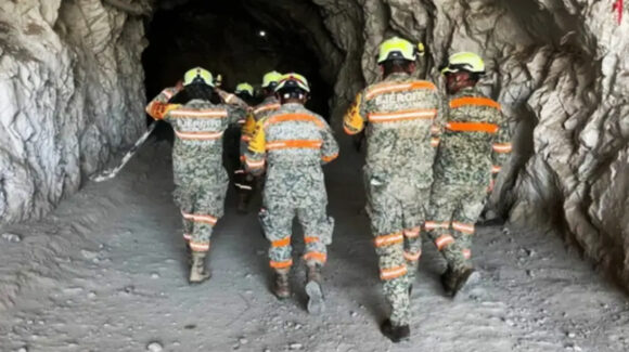 Encuentran sin vida a tercer minero atrapado en Sinaloa; intensifican búsqueda de la última víctima