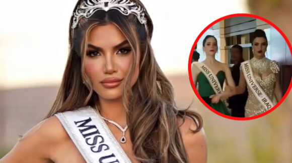 VIDEO: Miss Irak reaparece en estadio de Monterrey y manda todo su cariño a Fátima Bosch
