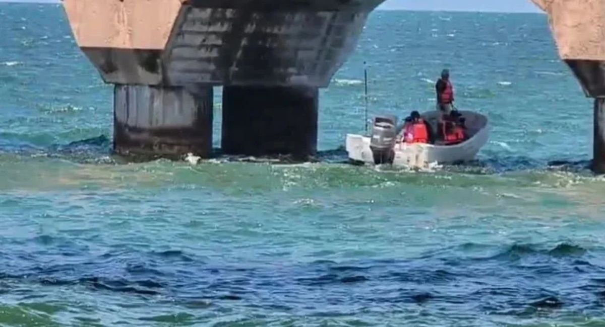 Manchas de petróleo en las costas de Yucatán alarman a habitantes