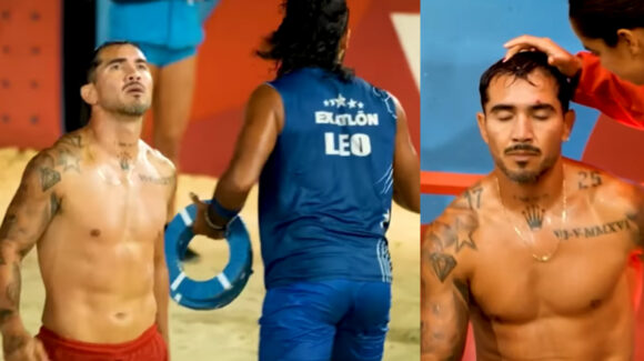 Furioso y ensangrentado, así terminó ‘El Mono’ Osuna tras accidente en el ‘Exatlón México’; Leo lo golpeó