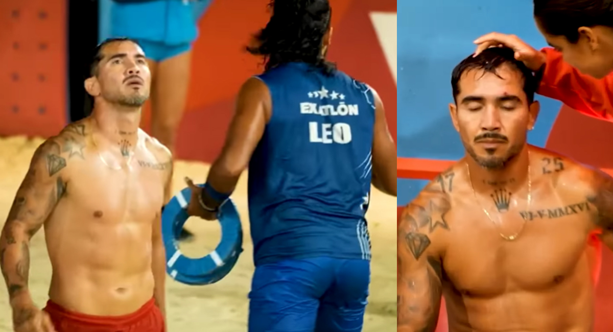Mario El Mono Osuna sufre accidente en el Exatlón México y enfurece con Adrián Leo por ser el culpable