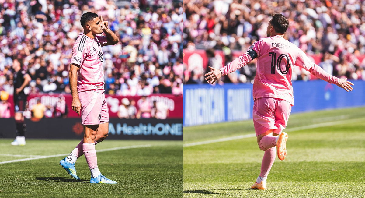 Messi y Berterame se unieron en ataque para la contundente victoria del Inter de Miami sobre Colorado