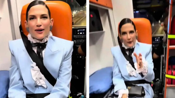 VIDEO: Natalia Jiménez da la cara y responde a críticas por usar ambulancia para llegar a fiesta de Carlos Rivera