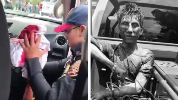 Vecinos casi linchan a sujeto en Ciudad de México; lo acusan de atacar a niño de solo 3 años con un machete