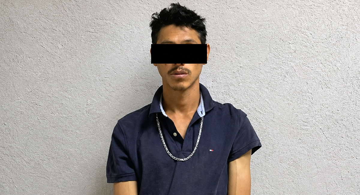 El hombre detenido por homicidio, Alexis Alejandro 'N', de 25 años
