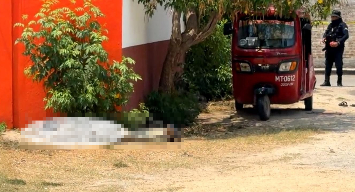 El lugar donde sucedió la agresión armada contra las tres víctimas