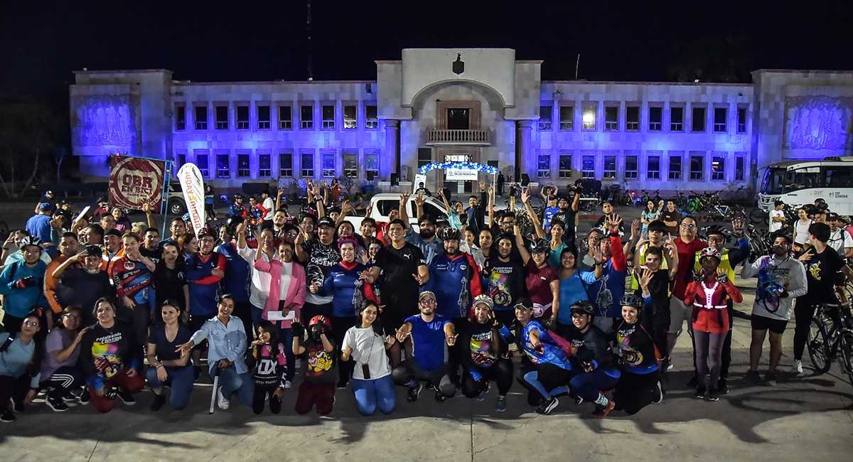 OBR en Bici y Salud Municipal invitan a una Pedaleada Nocturna por la Salud en Cajeme