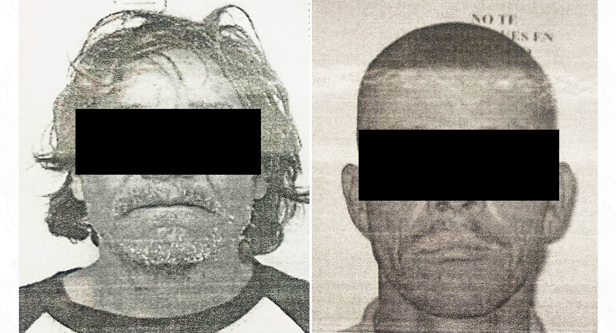 Los detenidos, Alejandro 'N', de 54 años de edad y Gustavo 'N' de 50 años