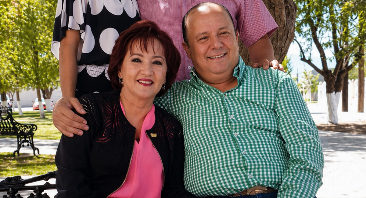 Bertha Olga Gómez y su esposo, el exgobernador César Duarte