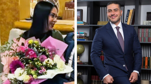 VIDEO: ‘Omar García Harfuch’ entrega ramo de flores a mujer y desata locura en redes sociales