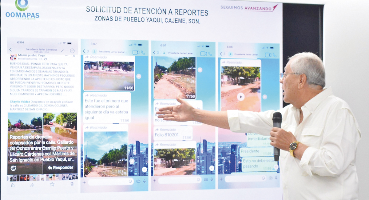 Oomapas de Cajeme amplía atención de reportes en zonas rurales para mejorar servicios