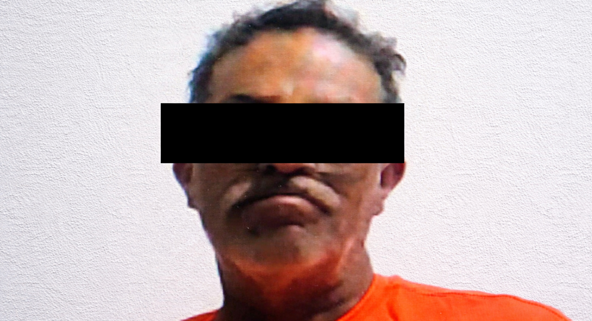 El hombre detenido por abuso, Fausto René 'N', de 55 años de edad