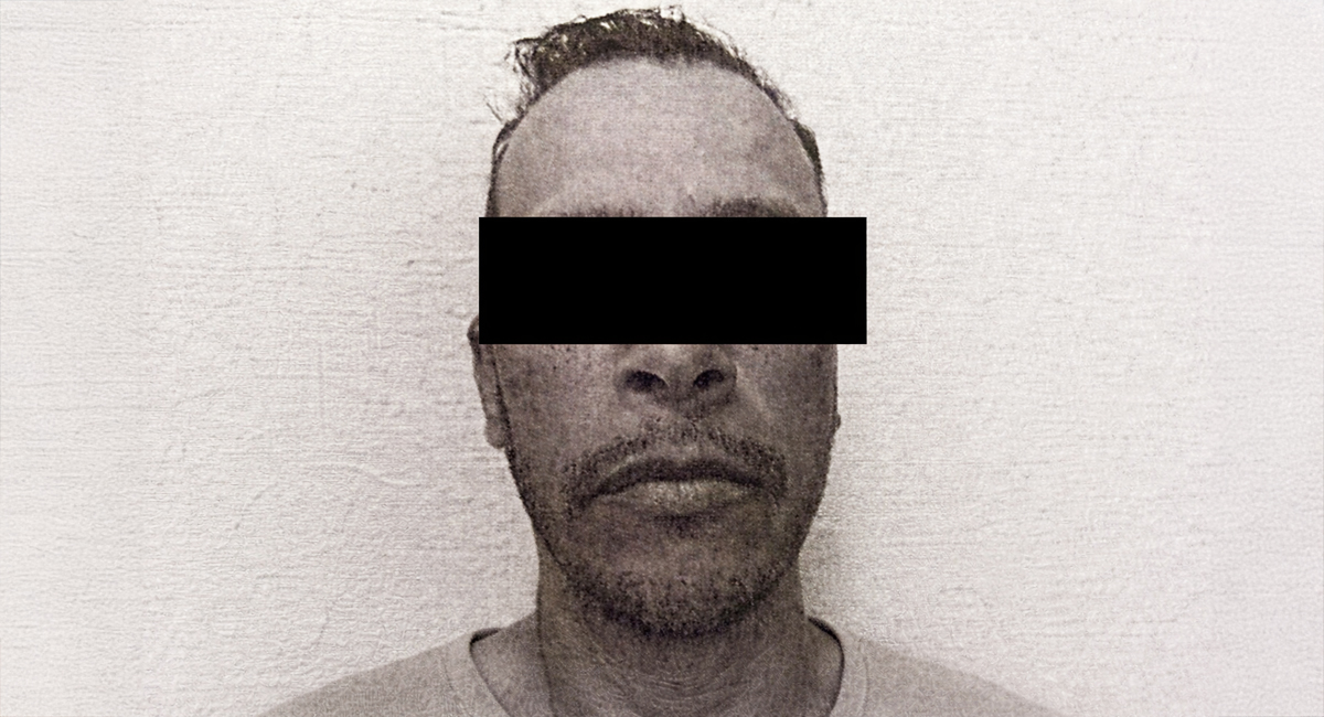 El hombre detenido por por violencia familiar, Julio César 'N'