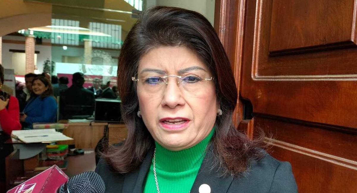 La senadora Mariela Gutiérrez Escalante, del partido Morena