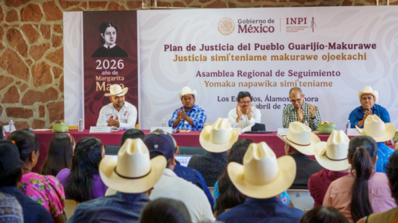 Avanza Plan de Justicia para el pueblo guarijío en Álamos
