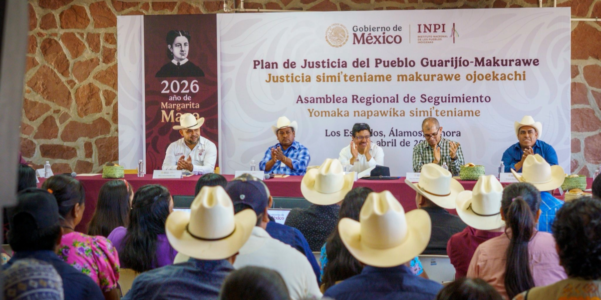 INPI realiza trabajos de seguimiento para el Plan de Justicia Guarijío