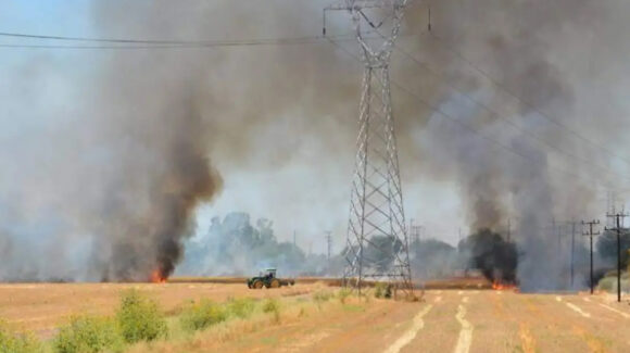 Ciudad Obregón refuerza vigilancia y sanciones para evitar quema de gavilla en trillas