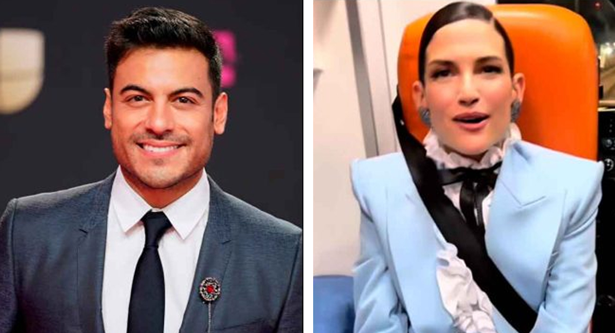 Los cantantes Carlos Rivera y Natalia Jiménez