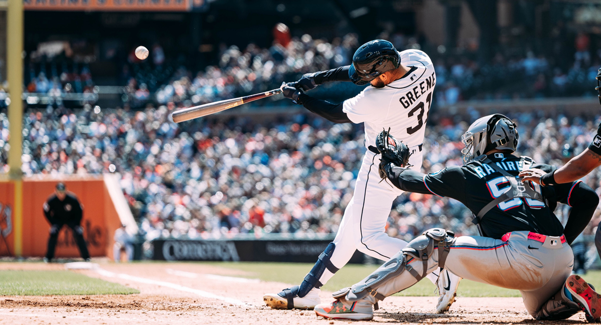 Riley Greene fue el principal aportador ofensivo en la contundente victoria de Detroit sobre los Marlins