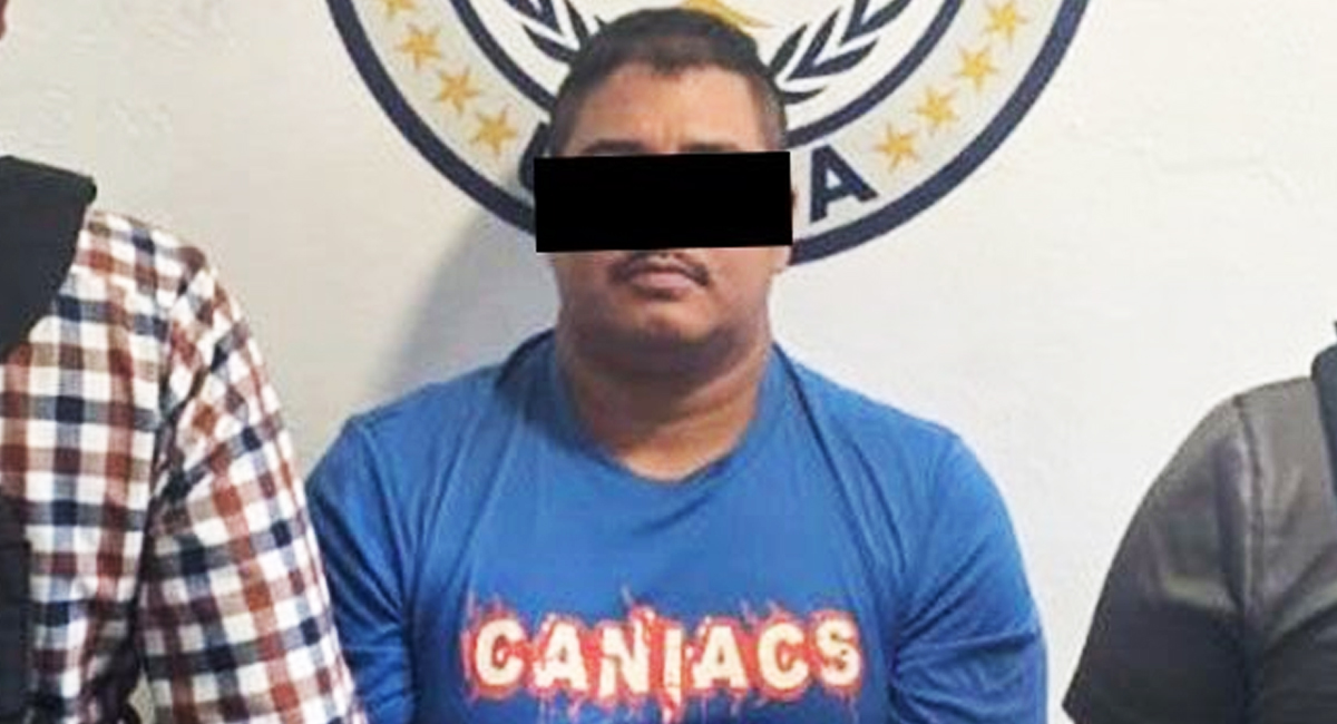 El hombre detenido, Pedro Elías 'N', de 34 años de edad