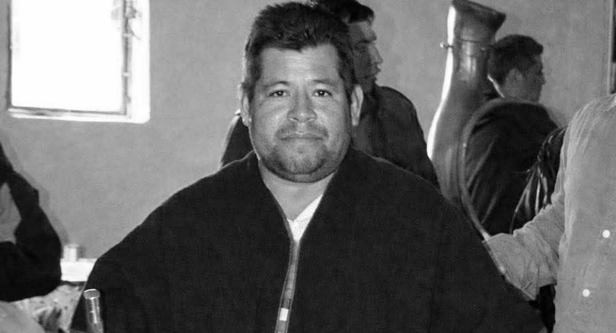 Felipe González, síndico municipal en la comunidad de Zaragoza Yucunicoco