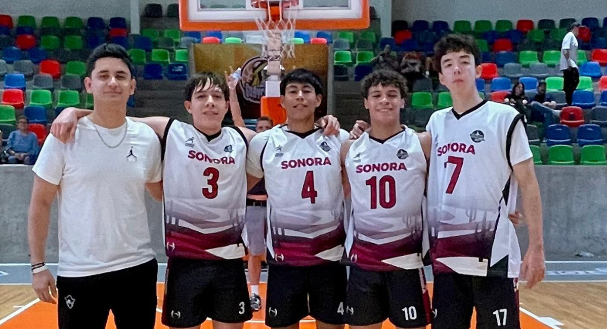 La selección Sonora obtiene cuatro boletos directos a la Olimpiada Nacional de Baloncesto 2026