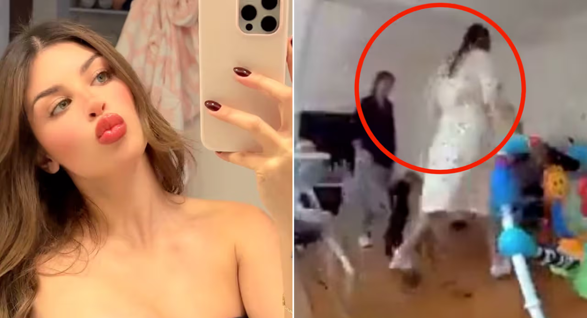 Se filtra video del momento del ataque a Carolina Flores, a manos de su suegra