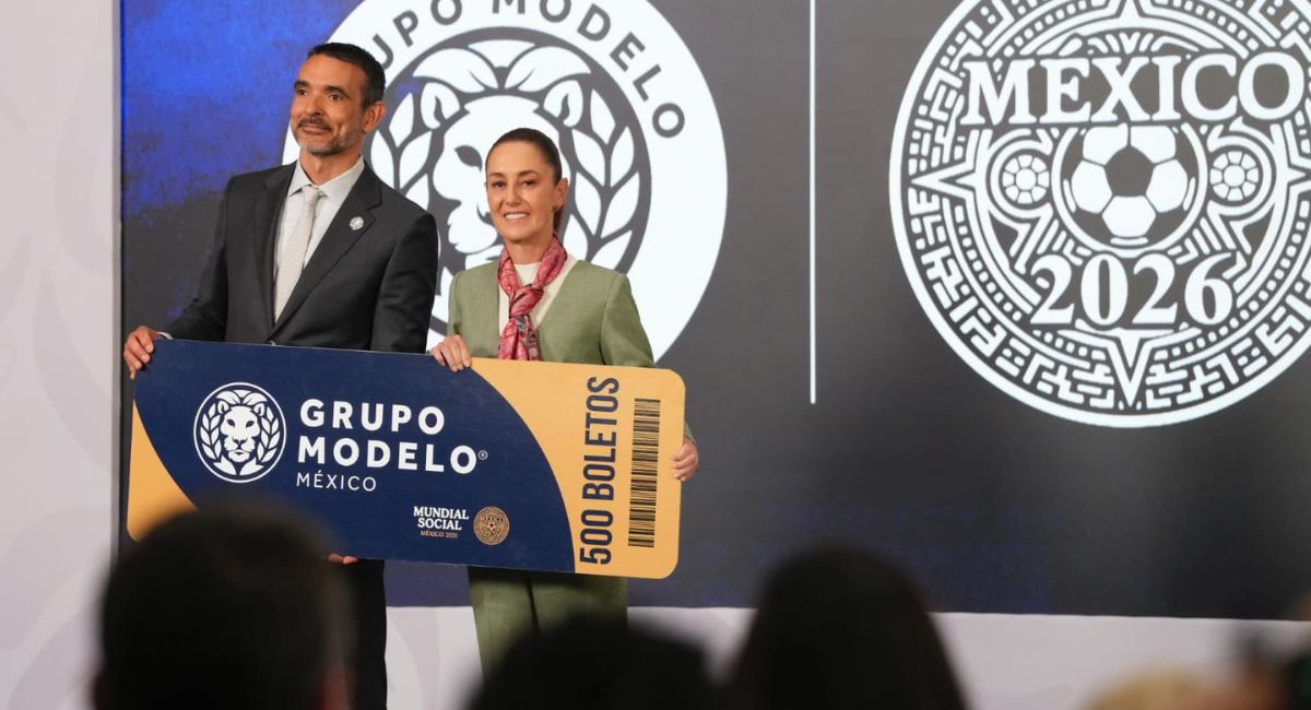 Grupo Modelo y Gobierno darán 500 boletos para el Mundial 2026