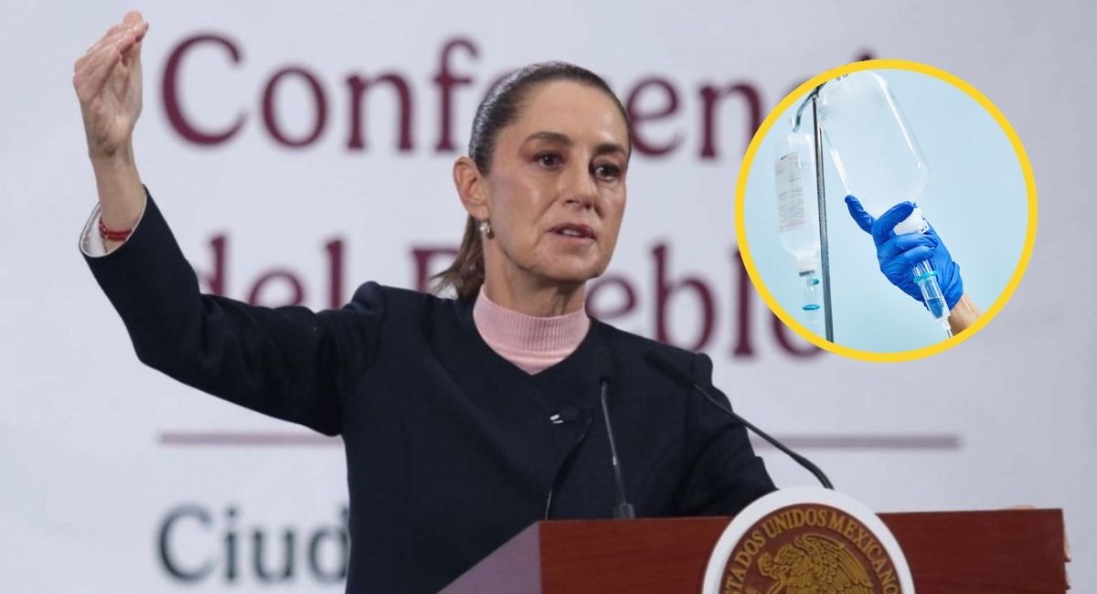 Sheinbaum responde a muertes por suero vitaminado en Sonora
