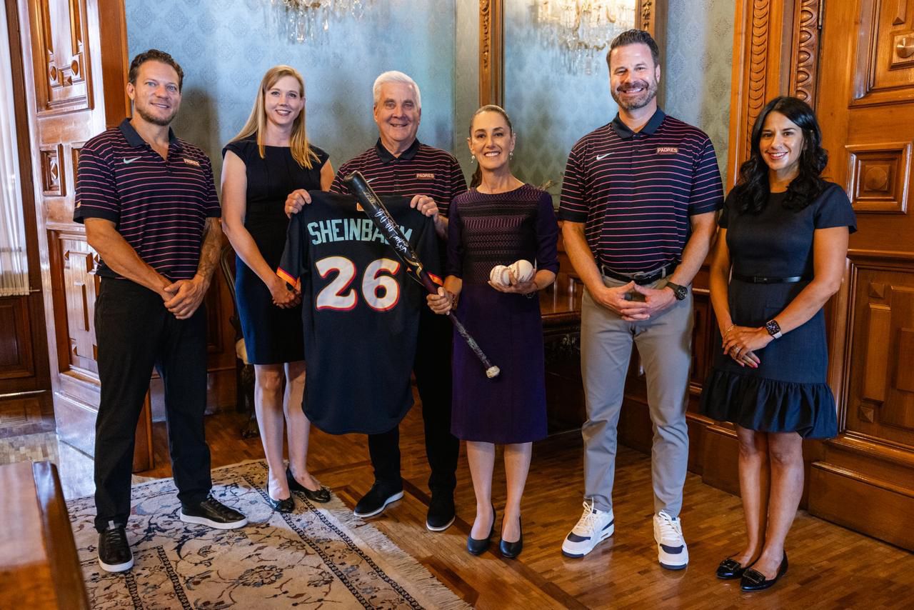 Mexico City Series 2026: Claudia Sheinbaum recibe a Padres y Diamondbacks.