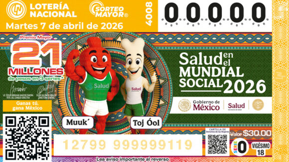 Lotería Nacional: Lista COMPLETA de GANADORES del Sorteo Mayor No. 4008 de HOY martes 7 de abril