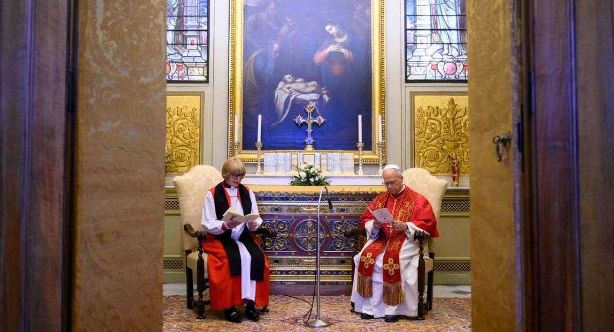 Papa León XIV recibe a la arzobispa de Canterbury y llama a la unidad cristiana