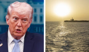 Trump confirma que mantendrá bloqueo naval de Irán hasta lograr un acuerdo; “los está destruyendo por completo”