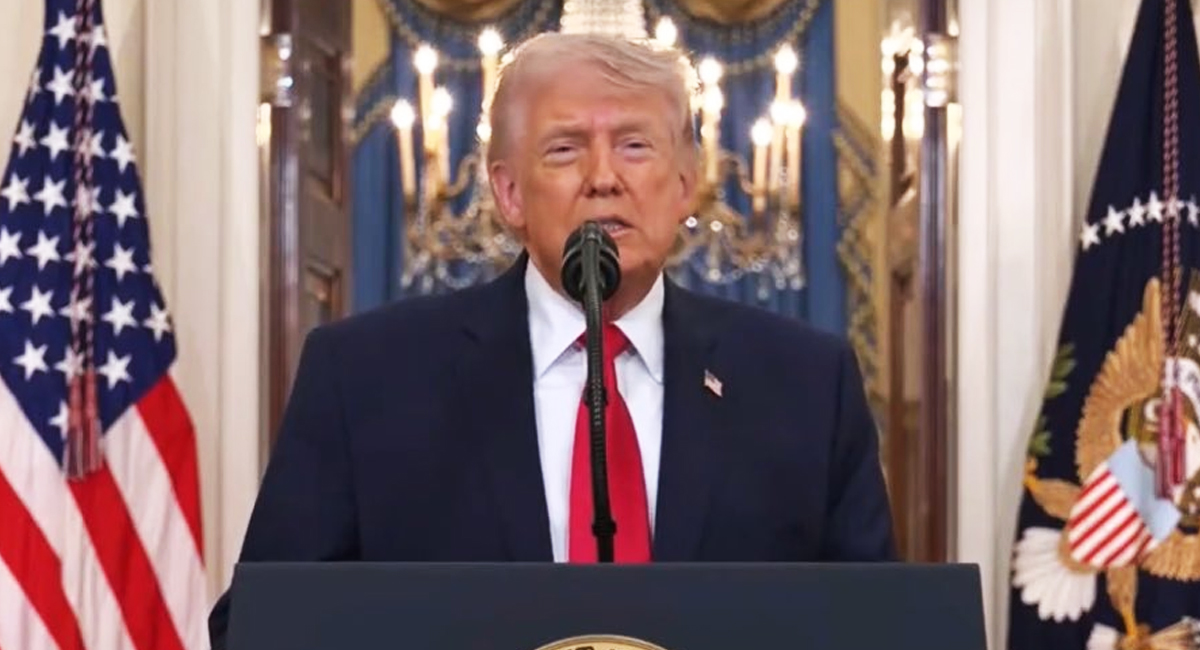 El presidente de Estados Unidos, Donald Trump