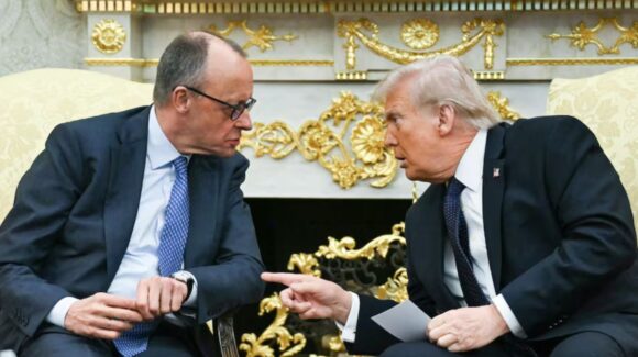 Trump advierte al canciller alemán, Friedrich Merz, que no interfiera en la guerra en Irán