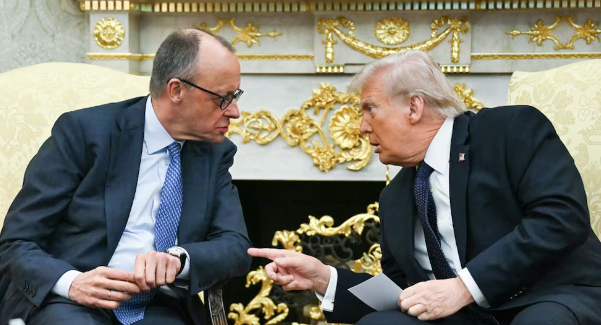Trump advierte al canciller alemán, Friedrich Merz, que no interfiera en la guerra en Irán