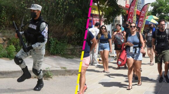 Tulum: Turistas se quejan por presencia excesiva de la Guardia Nacional