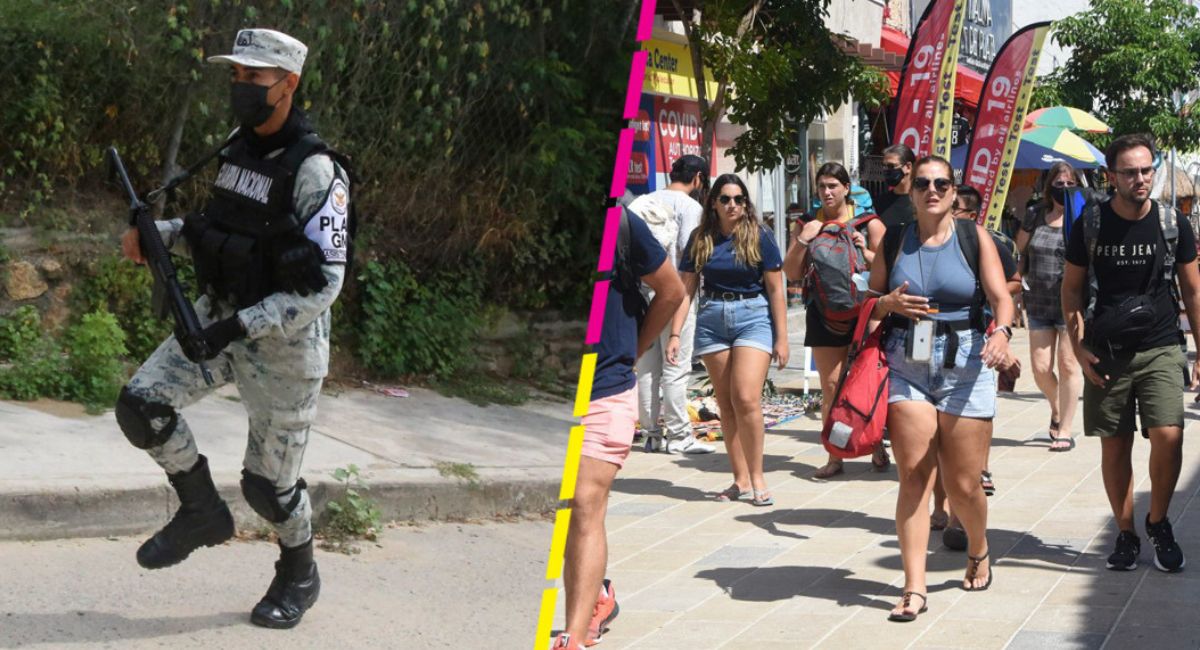 Tulum: Turistas se quejan por presencia excesiva de la Guardia Nacional